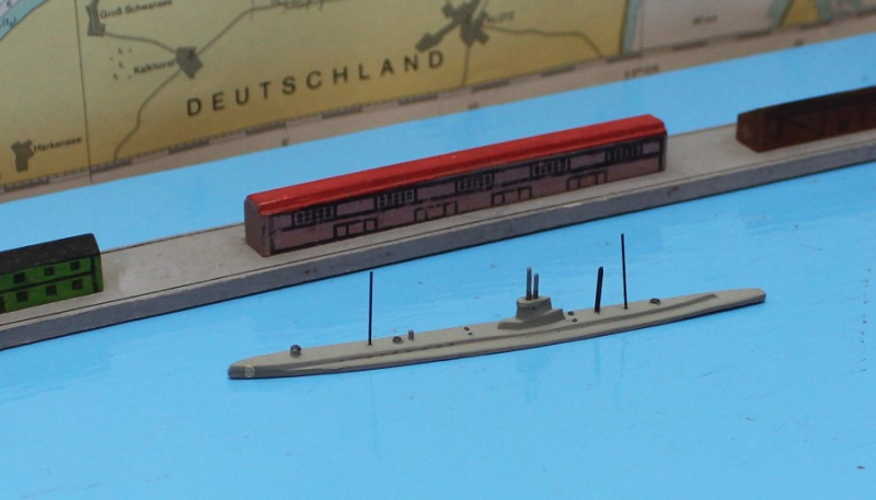 U-Boot  "U-9" (1 St.) D 1910 Historia Navalis HN 710 in 1:500